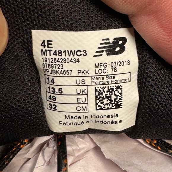 Size 14 4E | New Balance 481 All Terrain Trail Running MT481WC3 - Picture 9 of 9